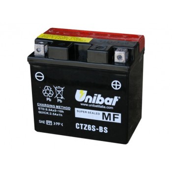 UNIBAT - Baterie fără întreținere CTZ6S-BS UNIBAT - Baterie fără întreținere CTZ6S-BS