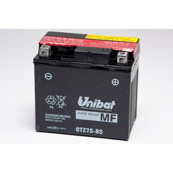 UNIBAT - Baterie fără întreținere CTZ7S-BS (YTZ7-S) UNIBAT - Baterie fără întreținere CTZ7S-BS (YTZ7-S)