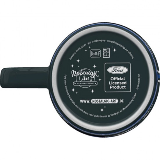 Cană ceramică 330 ml - Ford Mustang 1969 Mach 1 Albastru