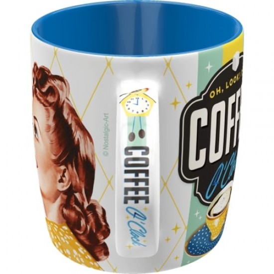 Cană ceramică 330ml - Coffee O' Clock - Ora de cafea