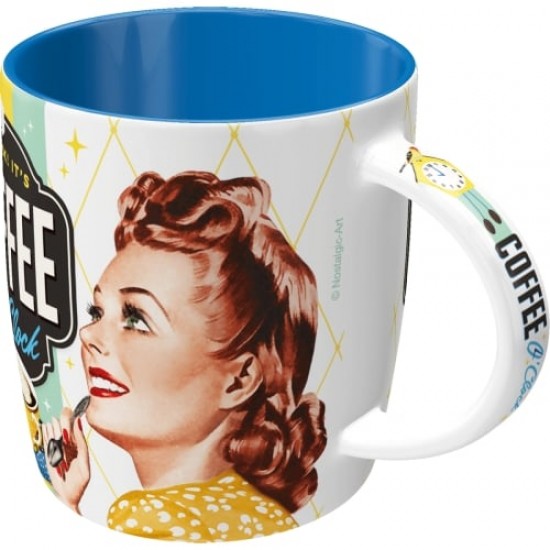 Cană ceramică 330ml - Coffee O' Clock - Ora de cafea