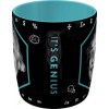 Cană ceramică 330ml -  Einstein - Energy = Me + Coffee (Energie = Eu + Cafea)