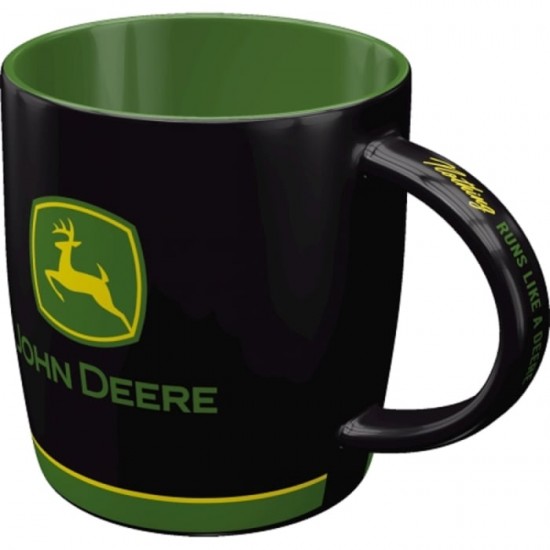 Cană ceramică 330 ml - John Deere Logo Black