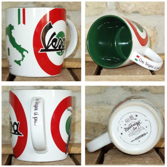 Cană ceramică 330ml - Vespa Italian Classic - Clasic Italienesc
