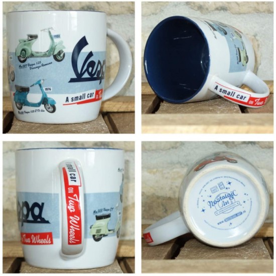 Cană ceramică 330ml - Vespa - Model Chart