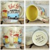 Cană ceramică 330ml - Volkswagen Bulli - Let's get lost - Hai să rătăcim