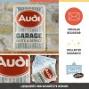 Carte Poștală metalică - Audi - Garage - Garaj