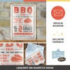 Carte Poștală metalică - Bbq Rules - Reguli pentru Gratar