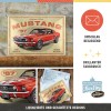Carte Poștală metalică - Ford Mustang - Gt 1967 Red - Rosu