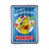 Carte Poștală metalică - Haribo Happy Bearsday - la Multi Ani Ursule