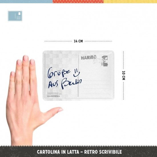 Carte Poștală metalică - Haribo Sweetheart