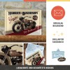 Carte Poștală metalică - Harley-Davidson Flathead Carte Poștală metalică - Harley-Davidson Flathead