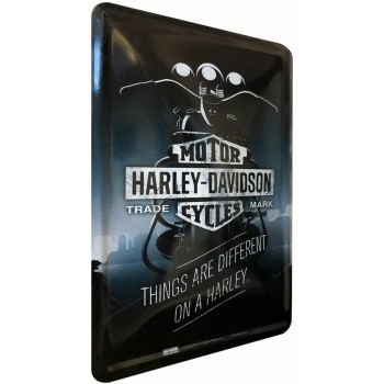 Carte Poștală metalică - Harley-Davidson Things Are Different - Altfel Stau Lucrurile