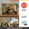 Carte Poștală metalică - Route 66 - Motel - Soseaua 66: Motel