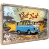 Carte Poștală metalică - Volkswagen - Let'S Get Lost! - Hai Sa Rătăcim!