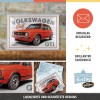 Carte Poștală metalică - Vw Golf Gti 1976