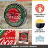 Ceas de Perete Coca-Cola Thirst Quenching Green 31 Cm - Potoleste Setea