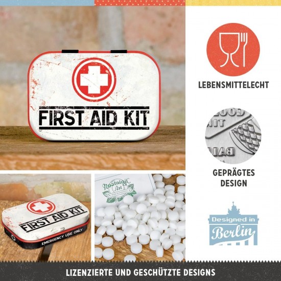 Cutie metalică de buzunar - First Aid