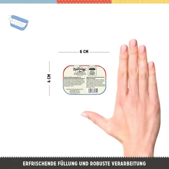 Cutie metalică de buzunar - Ford Mustang - Horse ; Stripes Logo - Sigla cu Cal și Dungi