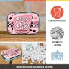 Cutie metalică de buzunar – Design retro Pink Glam – bomboane mentolate