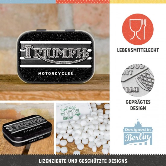 Cutie metalică de buzunar - Triumph Motorcycles Since 1887