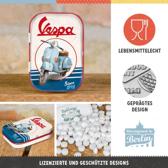 Cutie metalică de buzunar - Vespa Iconic Since 1946