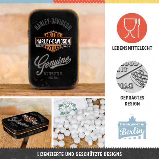 Cutie metalică de buzunar - XL Harley-Davidson - Logo
