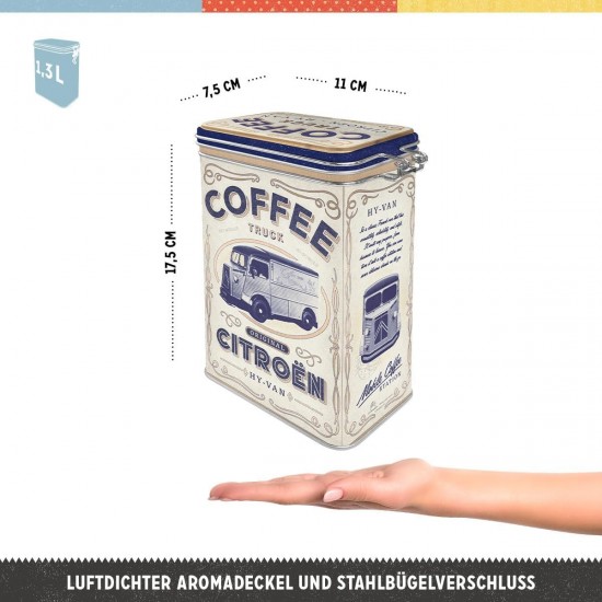 Cutie metalică etanșă - Citroen Coffee Truck - Furgoneta de Cafea