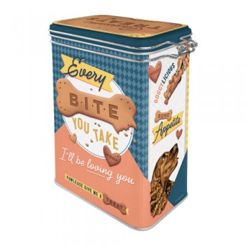 Cutie metalică etanșă - Every Bite You Take Dog Treats - Pana la Ultima Inghititura