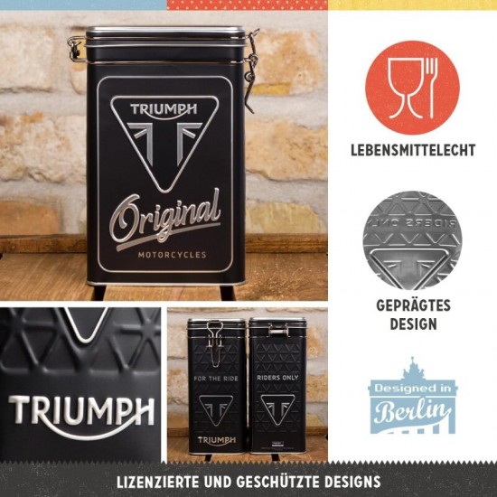 Cutie metalică etanșă - Triumph Motociclete Autentice