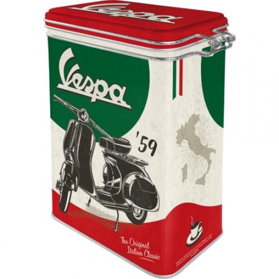Cutie metalică etanșă - Vespa Italian Classic - Clasic Italienesc