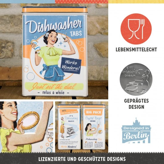 Cutie metalică L - Dishwasher Tabs Cutie metalică L - Dishwasher Tabs
