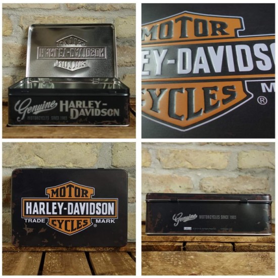 Cutie metalică plată - Harley-Davidson Autentic