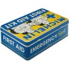 Cutie metalică plată - Michelin - Design retro First Aid Kit - decorativă