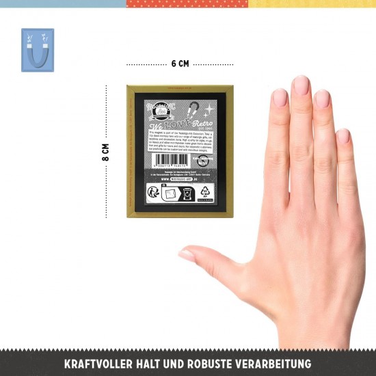 Magnet 6 x 8cm -  Martini - Served Here - Martini - Servit Aici