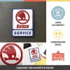 Magnet 6 x 8cm -  Skoda Service