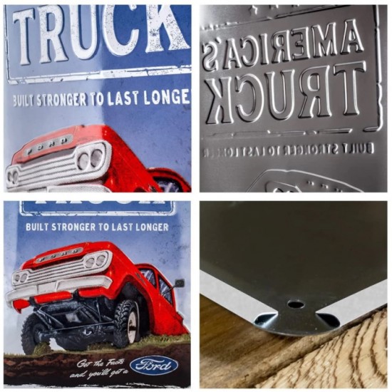 Placă 30 x 40 - 23320 Ford F - 100 America'S Truck - Camioneta Americii