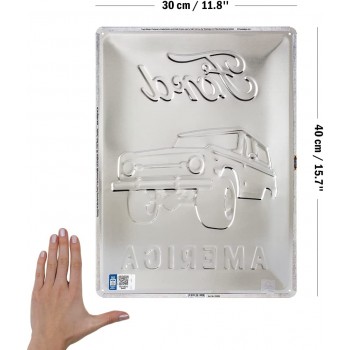 Placă 30 x 40 - 23322 Ford Bronco - Pride Of America - Mandria Americii Placă 30 x 40 - 23322 Ford Bronco - Pride Of America - Mandria Americii