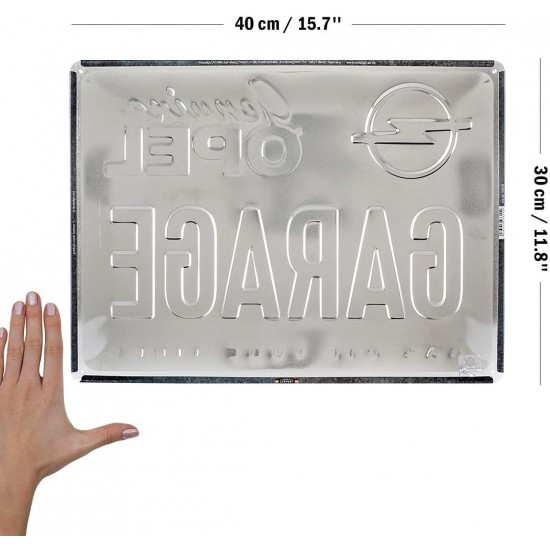 Placă 30 x 40 - Opel - Garaj