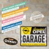 Placă 30 x 40 - Opel - Garaj