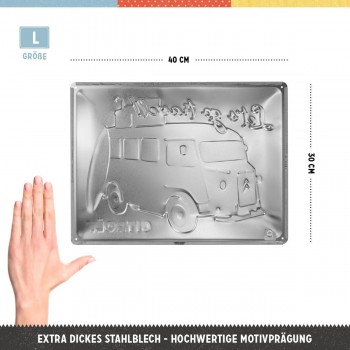 Placă Decor 30 x 40 - Citroen Type H Let'S Go Travel - Hai Sa Calatorim Placă Decor 30 x 40 - Citroen Type H Let'S Go Travel - Hai Sa Calatorim