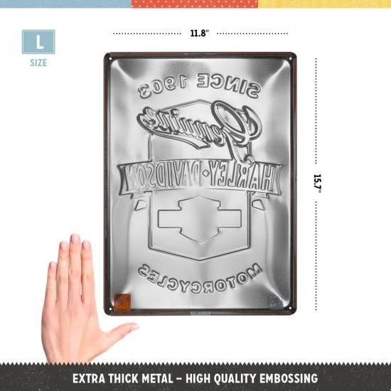 Placă Decor 30 x 40 - Harley Davidson Motociclete Autentice