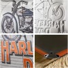 Placă Decor 30 x 40 - Harley Davidson Motociclete Din 1935