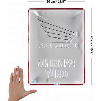 Placă Decor 30 x 40 - Honda Mc - Parking Only - Parcare Doar pentru Honda Placă Decor 30 x 40 - Honda Mc - Parking Only - Parcare Doar pentru Honda