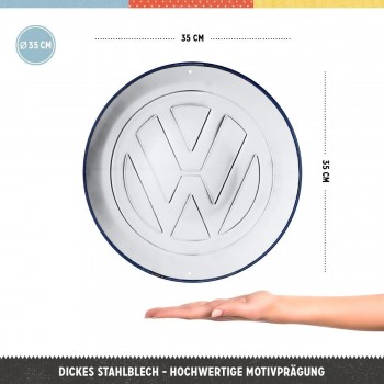 Placă decor 35cm - Vw - Logo Placă decor 35cm - Vw - Logo