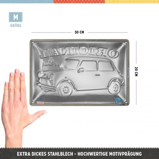 Placă Decor metalică 20 x 30 - Mini The British Classic - Clasic Britanic