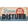 Placă Decor metalică cu Șnur - Do Not Disturb - Nu Deranjati