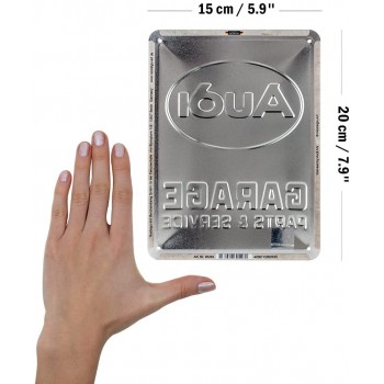 Placă metalică 15 x 20 - Audi - Garaj Placă metalică 15 x 20 - Audi - Garaj