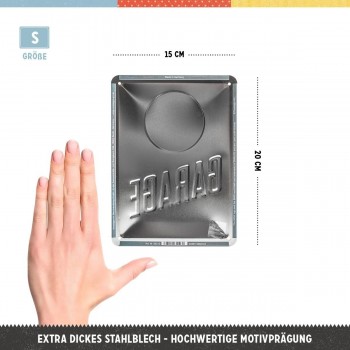 Placă metalică 15 x 20 - BMW - Garaj Placă metalică 15 x 20 - BMW - Garaj