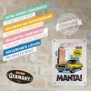 Placă metalică 15 x 20cm -  Opel - Manta Gt/E Collaj